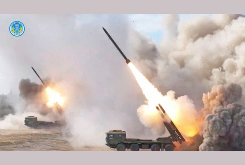 China encircles Taiwan in massive military drill